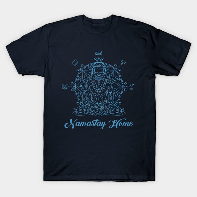 Namastay Home T-Shirt by ikado